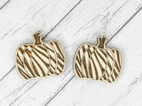 Zebra Pumpkin Earrings