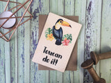 Printed Wooden Wish Bracelet - Toucan Do It