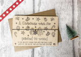 Wish bracelet - Xmas Doodle Wish for an amazing Gym Teacher