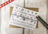 Wish bracelet - Xmas Doodle Wish for an amazing Neighbour