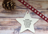 Ceramic Hanging Star - Merry Christmas to an Dance Teacher