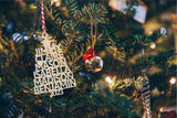 Family Lasercut wooden Christmas Decoration